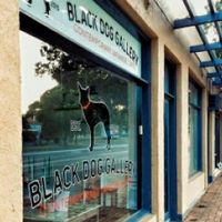 Window facing Greenhill Road  at Black Dog Gallery in Tusmore