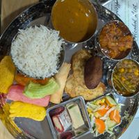 Vegan Thali at Vegetarian Food Studio in Cardiff