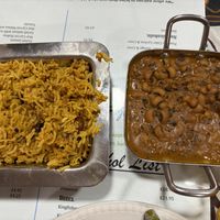 Black eye bean curry with beany rice    at Vegetarian Food Studio in Cardiff