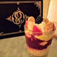 ";Boring English Trifle"; dessert at Kindred in San Diego