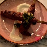 Kefta Skewers  at Kindred in San Diego