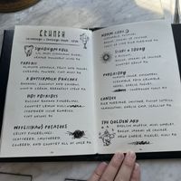 Brunch menu  at Kindred in San Diego