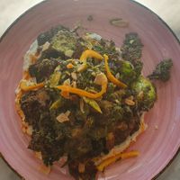 Roasted vegetables at Kindred in San Diego