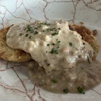 "Start Today" Biscuits and gravy  at Kindred in San Diego