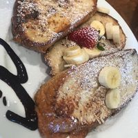 French toast without egg wash.  at Kindred in San Diego