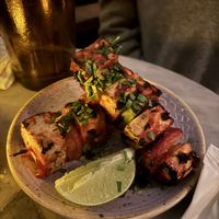Tofu kebab  at Kindred in San Diego