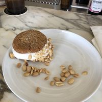 peanut butter cookie with marshmallow fluff  at Kindred in San Diego