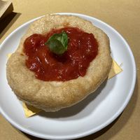 Montanara fritta  at Le Verdure at Eataly Torino Lingotto in Turin