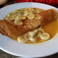 Crepes Suzette at Wild Rice Vegan Cafe in Watertown