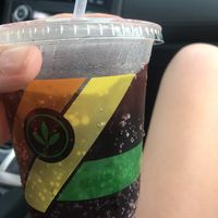 blueberry soda!!! at Plant Power Fast Food - Ocean Beach in San Diego