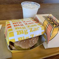 Big Zac, Horchata Shake, Iconic Fries at Plant Power Fast Food - Ocean Beach in San Diego