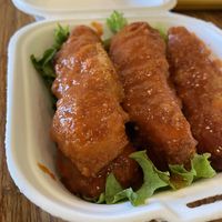 Buffalo wings  at Plant Power Fast Food - Ocean Beach in San Diego