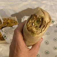 Chickn wrap with Zac sauce  at Plant Power Fast Food - Ocean Beach in San Diego