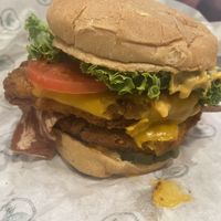 Crispy Chicken sandwich   at Plant Power Fast Food - Ocean Beach in San Diego