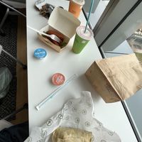 chicken Caesar wrap and buffalo wings     at Plant Power Fast Food - Ocean Beach in San Diego