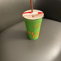 Strawberry Shake at Plant Power Fast Food - Ocean Beach in San Diego