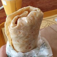 Breakfast burrito at Plant Power Fast Food - Ocean Beach in San Diego