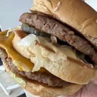 Big Mac versionn  at Plant Power Fast Food - Ocean Beach in San Diego