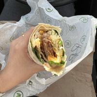breakfast burrito!  at Plant Power Fast Food - Ocean Beach in San Diego