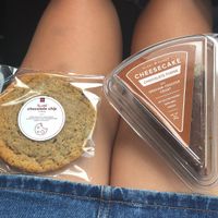 Best cheesecake ever   at Plant Power Fast Food - Ocean Beach in San Diego