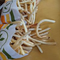 Delicious crispy fries at Plant Power Fast Food - Ocean Beach in San Diego