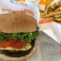 The Iconic Burger (GF) at Plant Power Fast Food - Ocean Beach in San Diego