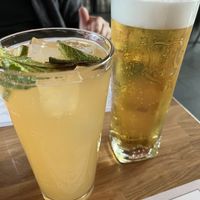 Drinks: beer and homemade lemonade   at FRA - MoschMosch - T2 in Frankfurt