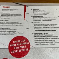 Menu   at FRA - MoschMosch - T2 in Frankfurt
