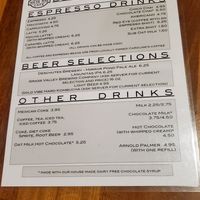 Menu at South Pine Cafe in Grass Valley
