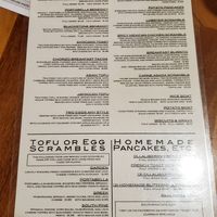 Menu at South Pine Cafe in Grass Valley