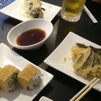 tempura veg and vegan sushi at Aisuru Sushi in Northbridge