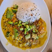 Vegan Mango curry at Dean & David - Hunsrückenstr in Dusseldorf