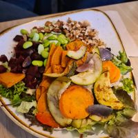 Vegan Budha bowl at Dean & David - Hunsrückenstr in Dusseldorf