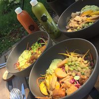 vegan bowls and Smoothies  at Sprout in Dresden