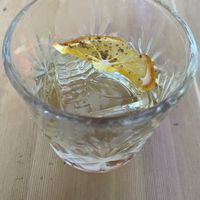 Oaxaca Sunset cocktail - delicious.  at Nourish Bistro in Banff