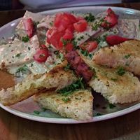Wild mushroom ravioli at Nourish Bistro in Banff