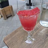 Bloody Orange Dictator at Nourish Bistro in Banff