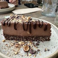 Nutella cheesecake   at Nourish Bistro in Banff