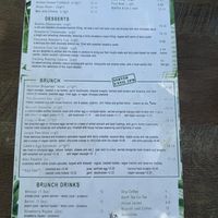 Brunch menu served daily until 2pm.  at Nourish Bistro in Banff