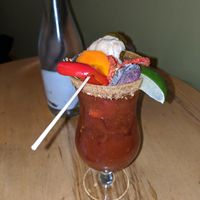 Suicide Vegan Caesar  at Nourish Bistro in Banff
