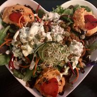 Falafel salad 🥗👌🏻 at Nourish Bistro in Banff