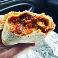 The Mexican burrito at Vx in Bristol
