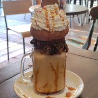 Biscoff shake at Vx in Bristol