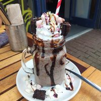 Special brownie milkshake at Vx in Bristol