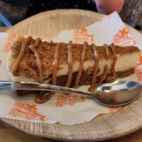 Biscoff cheesecake at Vx in Bristol
