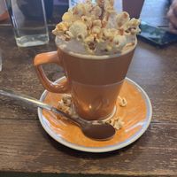 Pop corn lattee  at Vx in Bristol