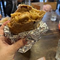 Mac n cheese burrito  at Vx in Bristol