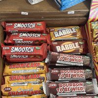 Chocolate bars  at Vx in Bristol