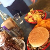 Cheese burger  at Vx in Bristol