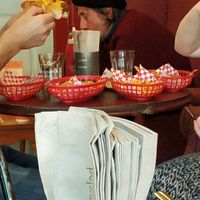 Shitty chips at Vx in Bristol